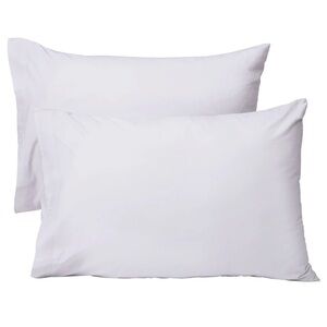 NEW Sweave Gray Standard Queen Egyptian Cotton Pillow Cases Set of 2